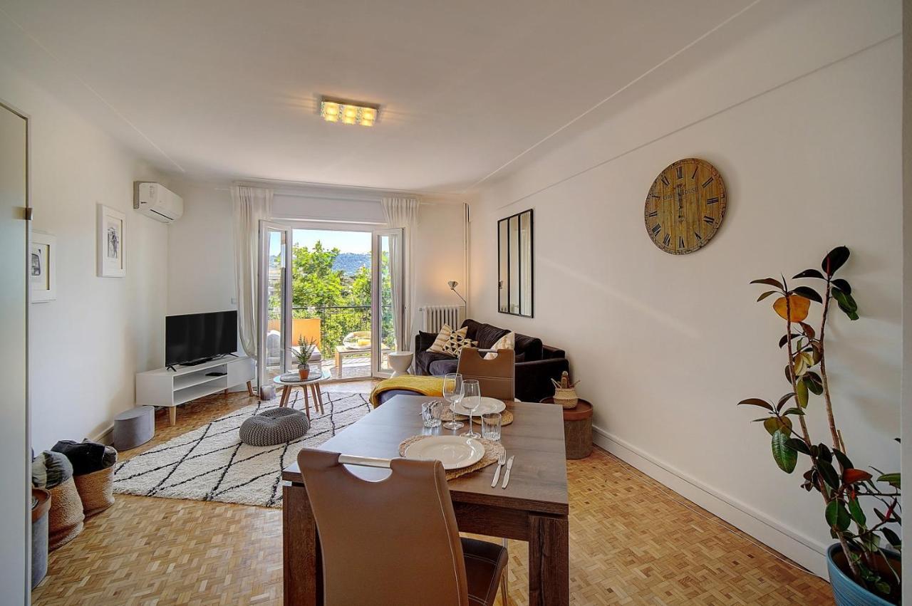 Elisa - Traversant - Terrasse - Verriere Cote D'Azur Cannes Dış mekan fotoğraf